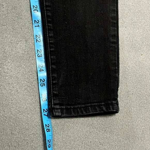 Forever 21 Jeans Womens Size 27 Black Stretch Denim  Skinny Leg Mid Rise‎ - Picture 14 of 14